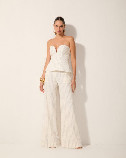Conjunto Corset - risca de giz